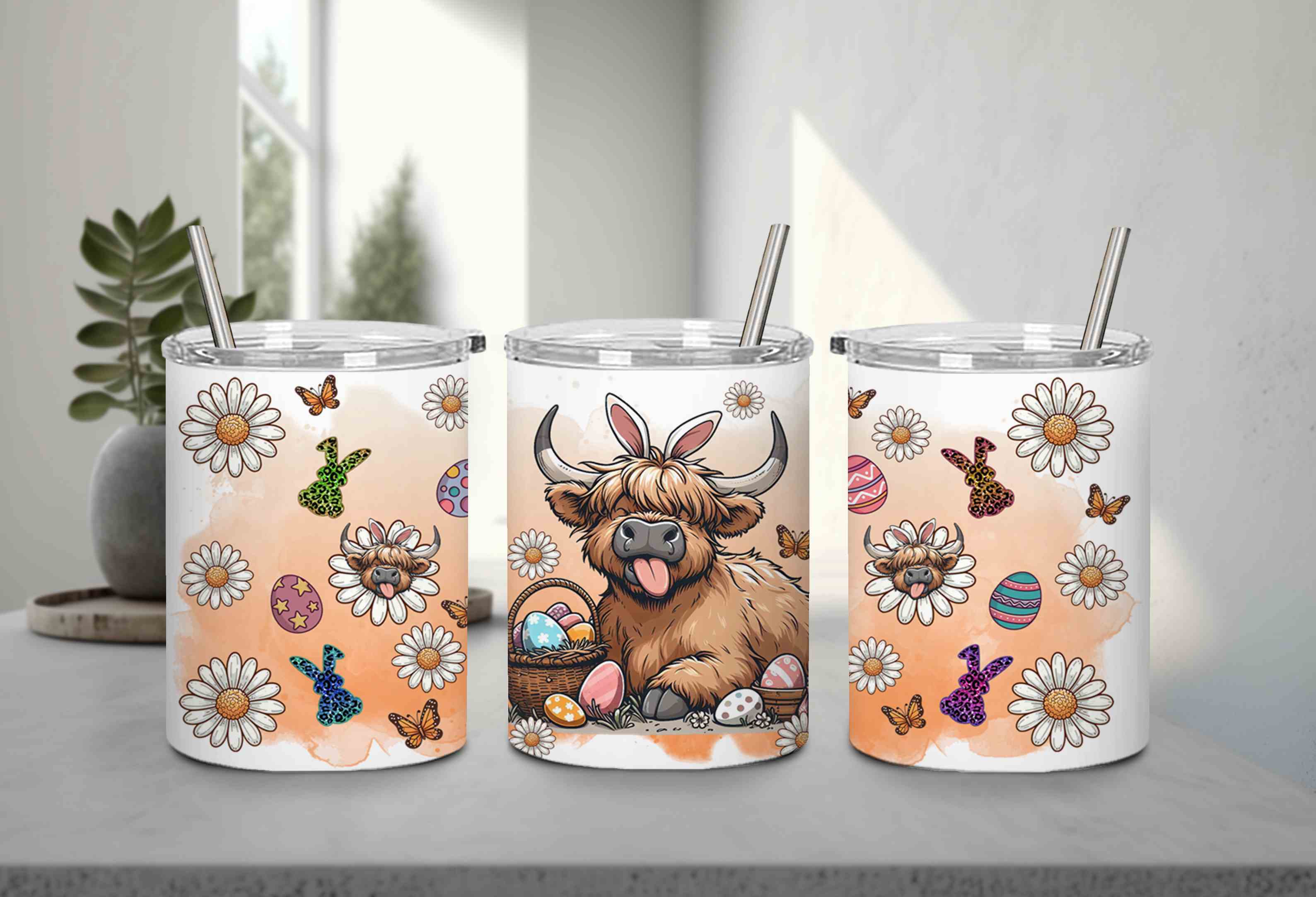 Highland Cow Easter-10383